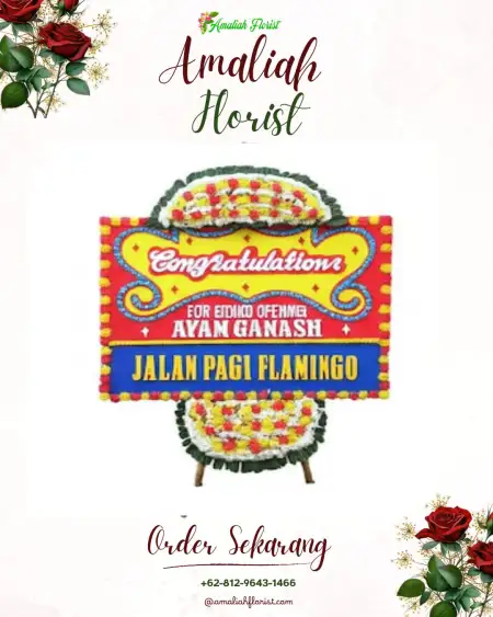 Sewa Papan Bunga Bitung Barat Dua